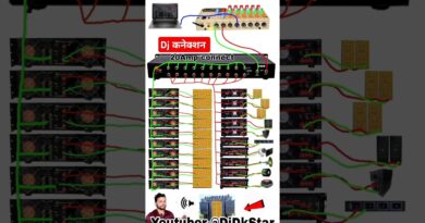 dj Mixer distributor 20 amplifier 10 Bass connection 02 #djsetup  #viralvideo2025