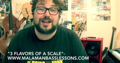 3 FLAVORS OF A SCALE - Federico Malaman Bass Lesson