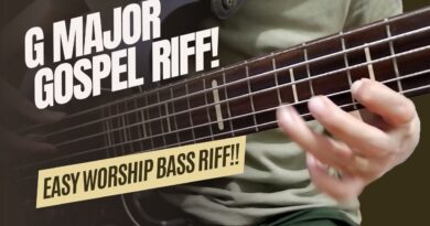 An Easy Gospel BASS Riff you can play!