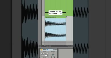 An Easy Way to Reverse a Bass sound In Ableton Live