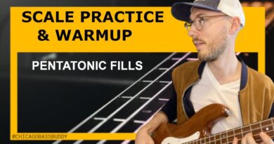 Intermediate Scale Practice & Warmup: Pentatonic Fills for Bass