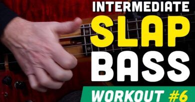 ????Intermediate Slap Bass Workout #6 (Stanley Clarke style) ????