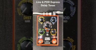 Line 6 POD Express Delay Tones #guitarpedals #guitar #line6