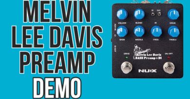 NUX NBP-5 Melvin Lee Davis Bass Preamp + DI - Full Demo (no talking) - NBP5 Software