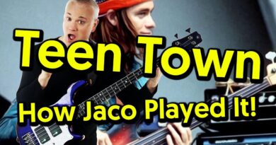 Teen Town - How Jaco Played It! (Tabs & Tutorial)