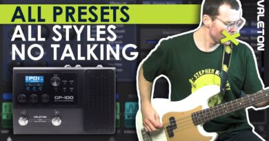 The Presets ACTUALLY sound good?! | Valeton GP-100 Bass Demo