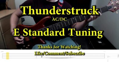 Thunderstruck - AC/DC (Bass Cover with Tabs)