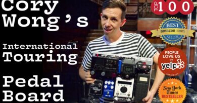 Vulfpeck's Cory Wong "Travel Size" Pedalboard Build