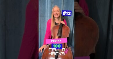 100 Cello Hacks Series #12 Poetry ????????????What is your cello poem? #100cellohacks #thecelticcello