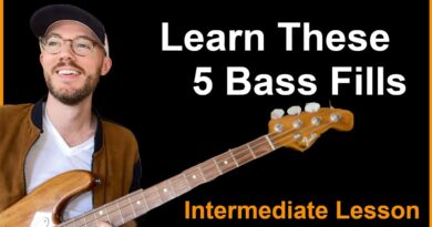 5 Bass Fills To Learn Today
