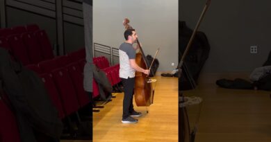 @AndresMartin demonstrates tango bow technique at the Golden Gate Bass Camp! #doublebass