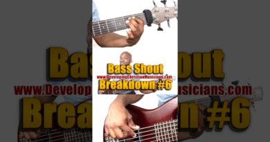 Bass Shout Tutorial (6) ????50% Off First Month Of Lessons.  Also, Book A FREE Lesson Today! #shorts