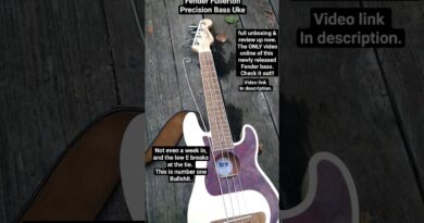 Fender Fullerton Precision Bass Uke - Unboxing & Review #fender #bass #youtubeshorts #shorts #viral