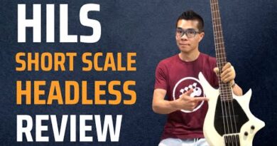 Hils NEXT HNB3 Headless Short Scale Bass Review - This is cool and lightweight! A few issues though.