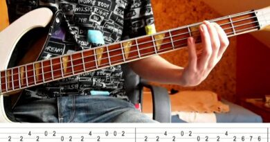 The Trammps - Disco inferno (Bass Tutorial with TABS)