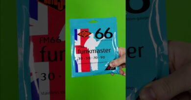 The funkiest bass strings ever?!?! #bass #bassguitar