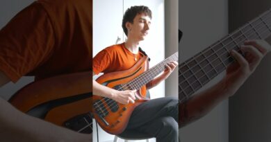 easy beginner slap bass riff