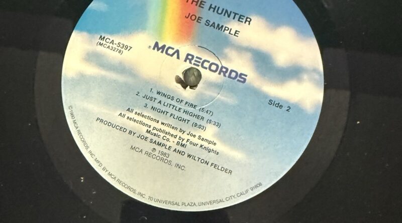 Joe Sample- The Hunter  EX Clean 1983 Pinckneyville P Vinyl Record No Sleeve