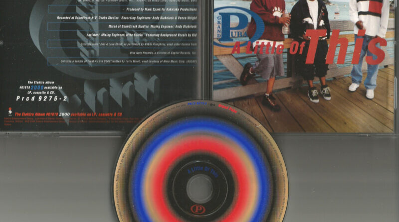 Brand Nubian GRAND PUBA  A Little of this CLEAN & REMIX TRX PROMO DJ CD single