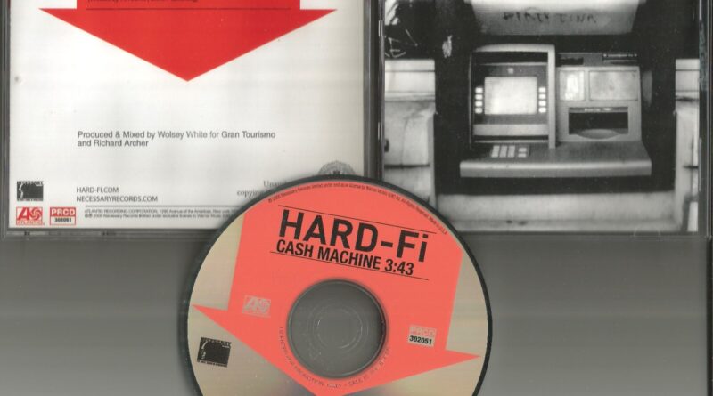 HARD FI Cash Machine RARE 2005 PROMO Radio DJ CD single USA w/ PRINTED LYRICS